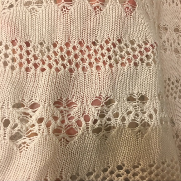 ORB Free to be Sweater Poncho Shrug bohemian Style Size Os - Picture 3 of 6